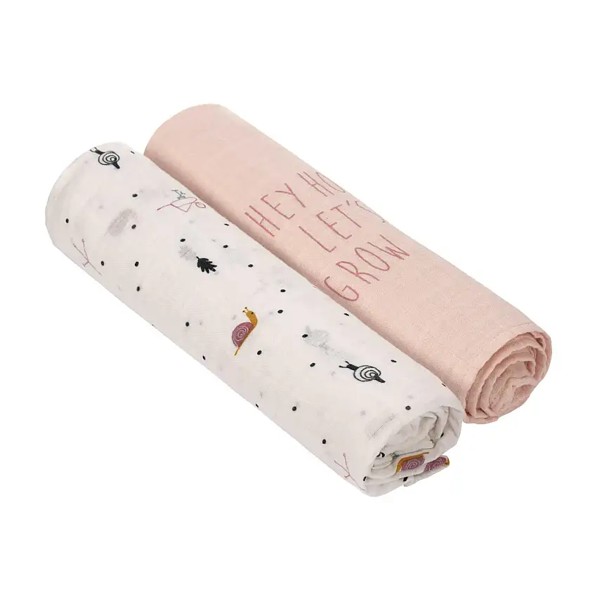 Parti di pannolini per bambini Lässig Garden Explorer (x2) [Misura 120x120 cm]