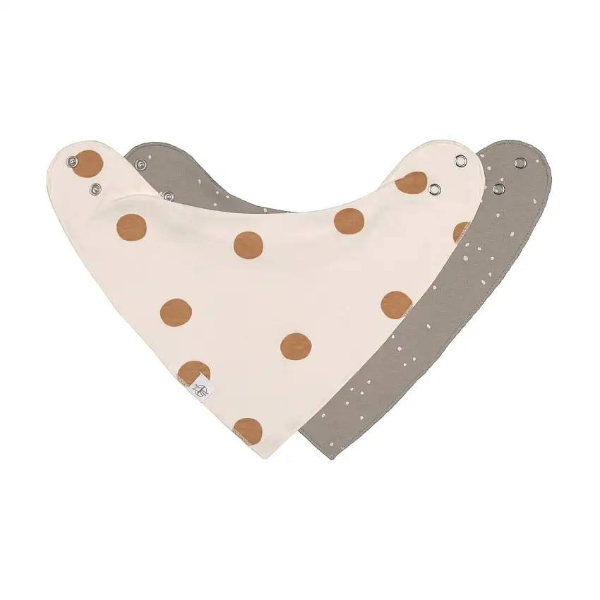 Bandane per bambini Lässig Interlock GOTS Blocks/Bricks (x2)