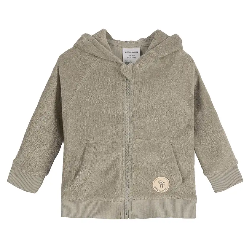Giacca con cappuccio e zip per bambini Lässig Terry