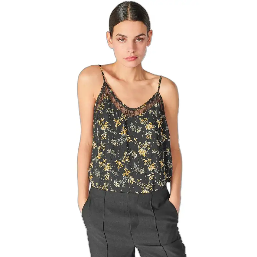 Canotta floreale da donna Le Temps des cerises Ying