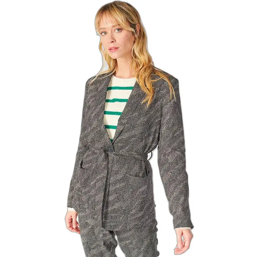 Blazer donna con stampa animalier Le Temps des cerises Zebre