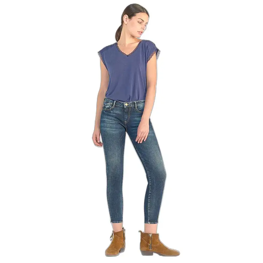 Jeans 7/8 skinny da donna Le Temps des cerises Power N°1