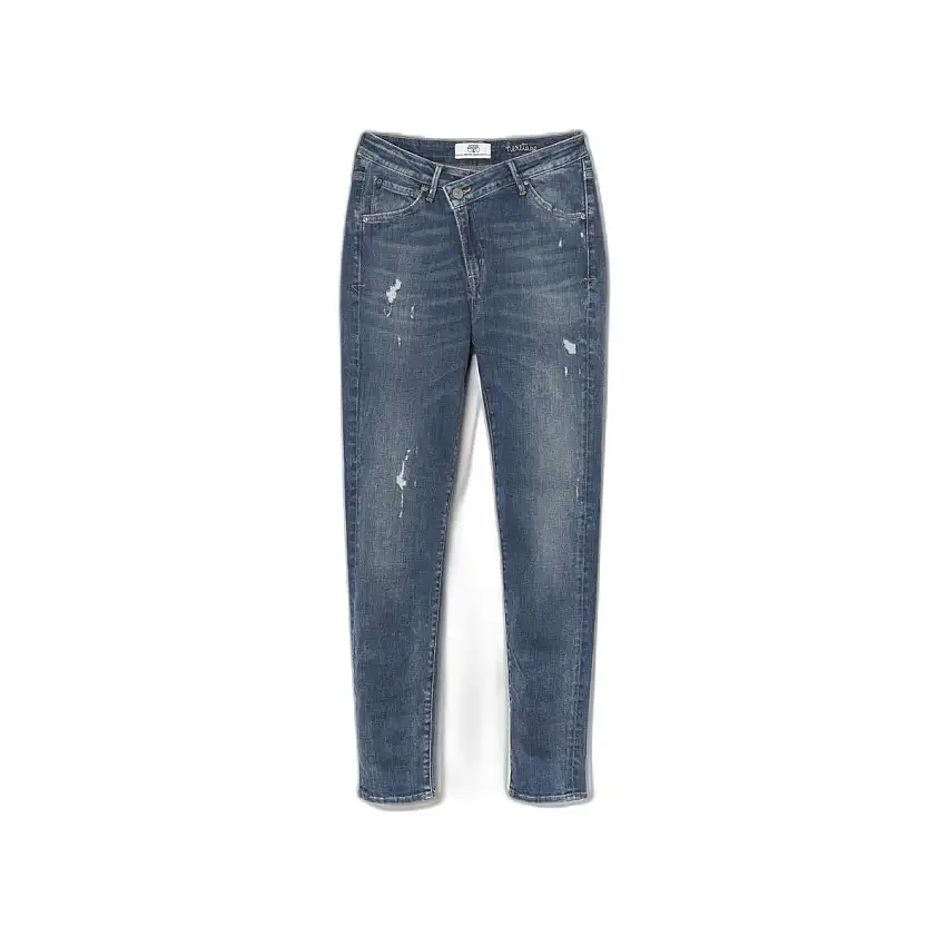Jeans skinny 7/8 da donna Le Temps des cerises Power Destroy N°2