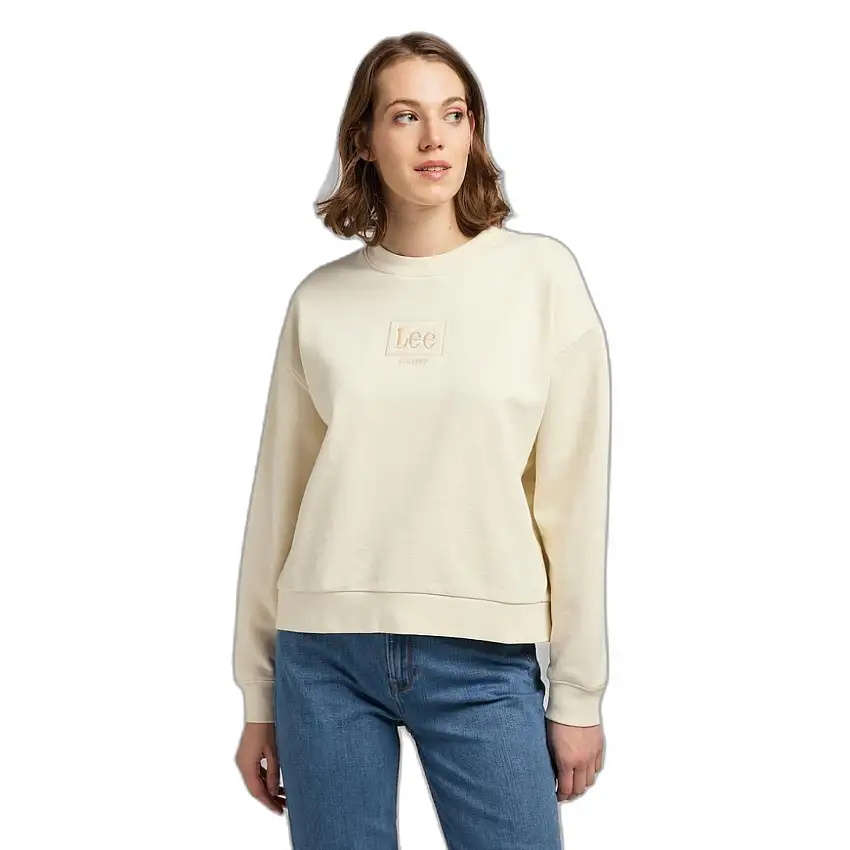 Felpa donna girocollo Lee Subtle Logo