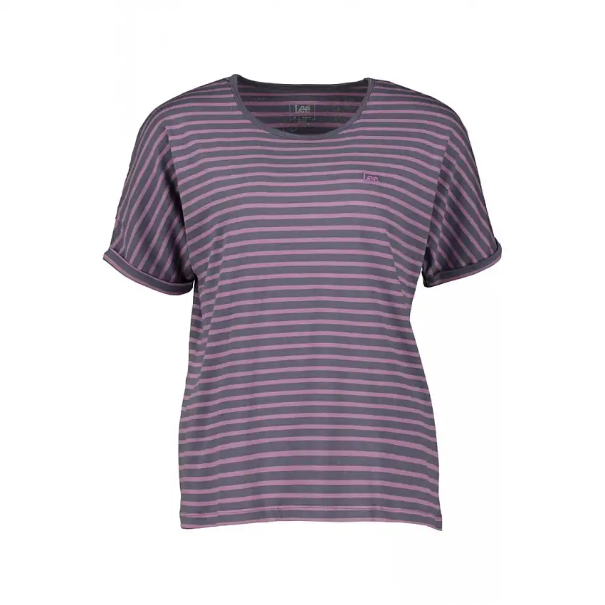 T-shirt donna a righe Lee