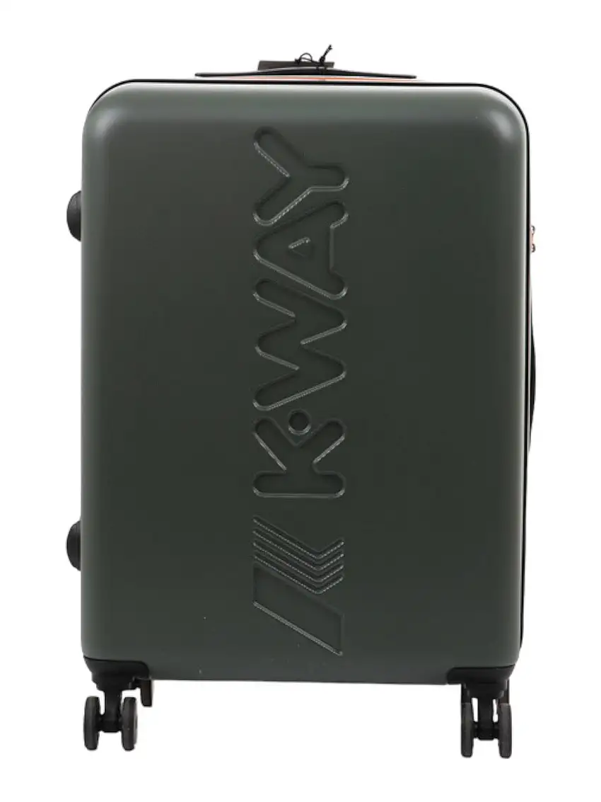 K-WAY Unisex Adult Suitcases and Trolleys K11417W L21 Green