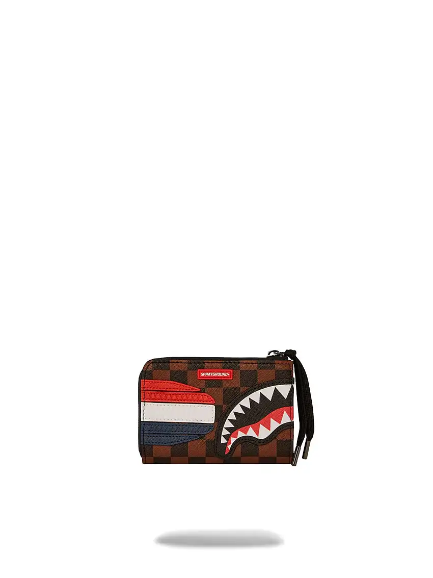 SPRAYGROUND Men's Wallet MACHINE FRANCAISE WALLET 910W7495NSZ Brown