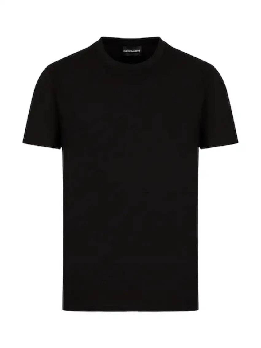 EMPORIO ARMANI Men's T-Shirt and Polo 8N1TD2 1JGYZ 0021 Black