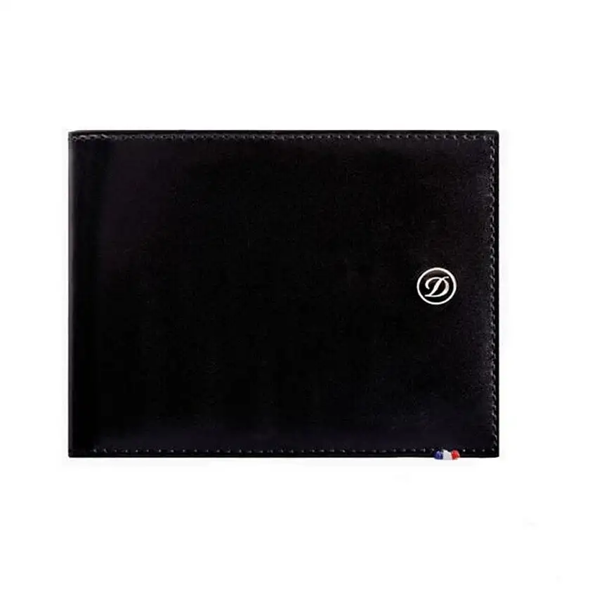 Dupont Men's Wallet Line D Black Leather - 180000