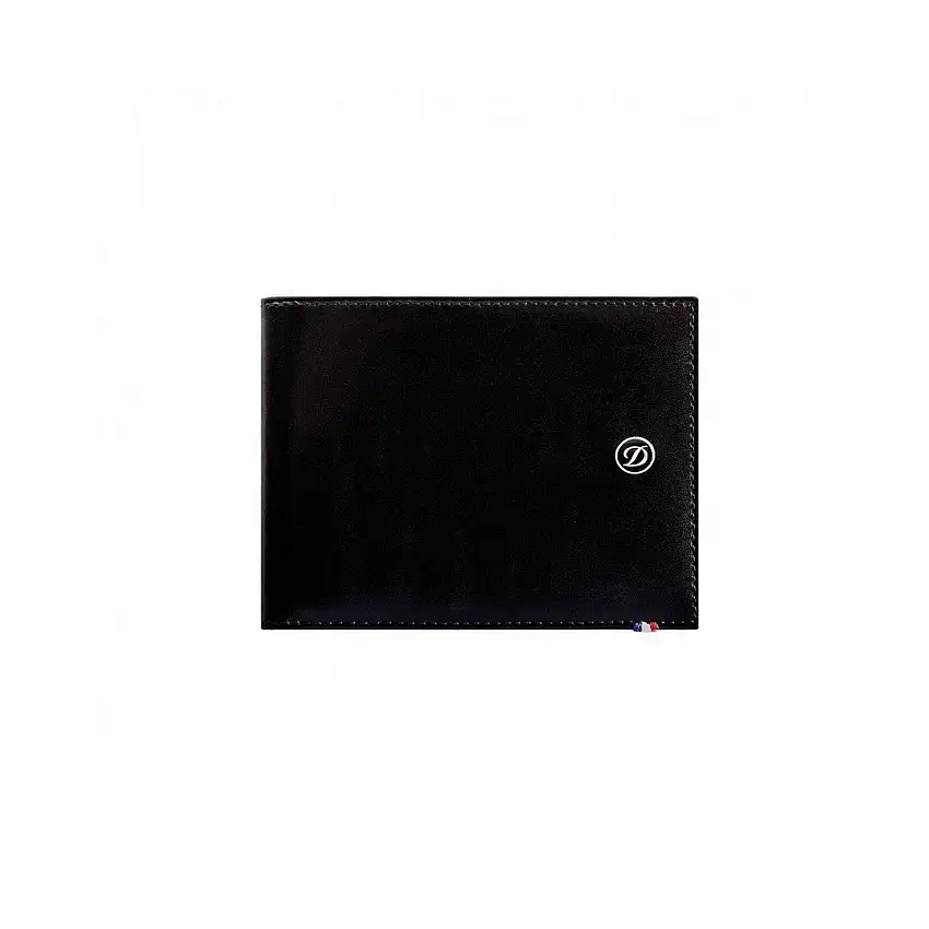 Dupont Men's Wallet Line D Leather Black - 180001