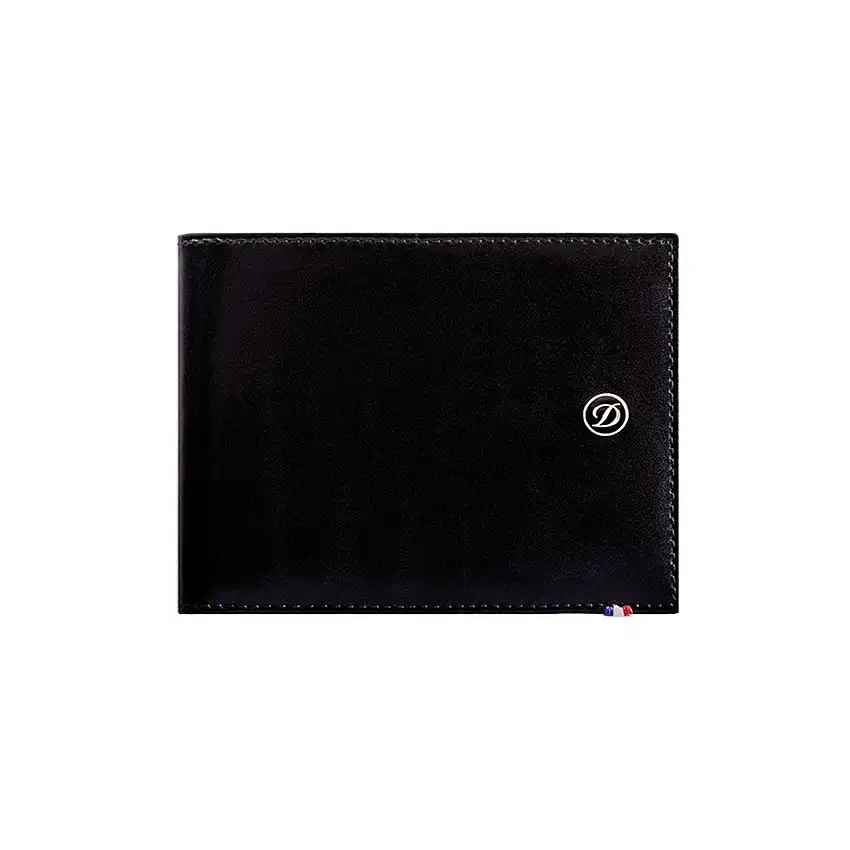Dupont Men's Wallet Line D Leather Black - 180002