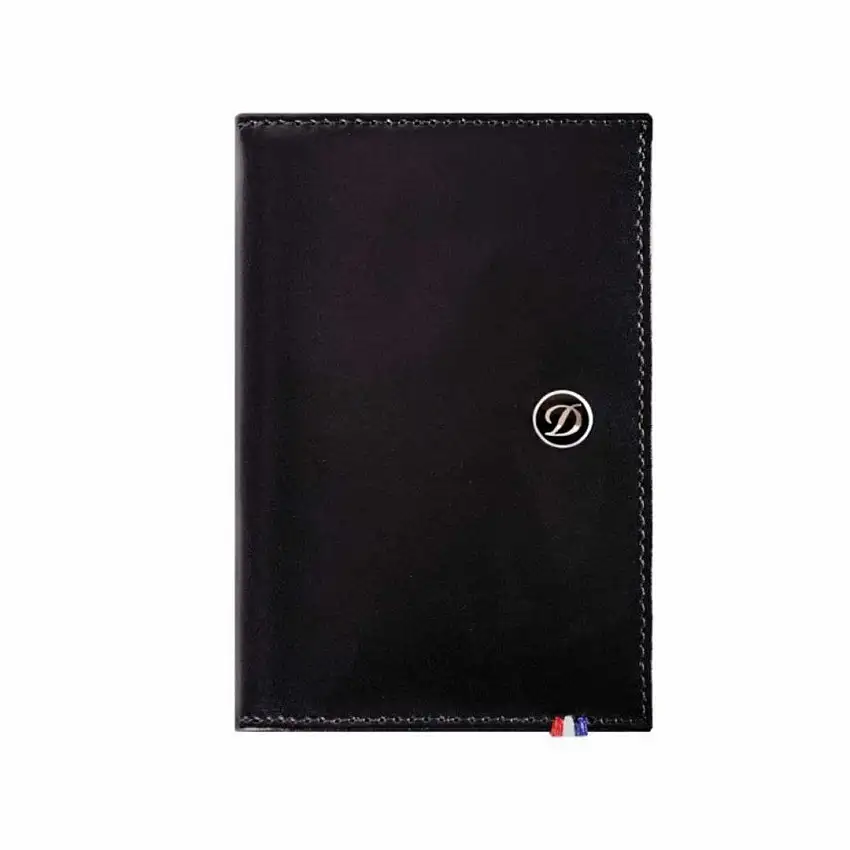 Dupont Business Card Holder Men Line D Leather Black - 180013