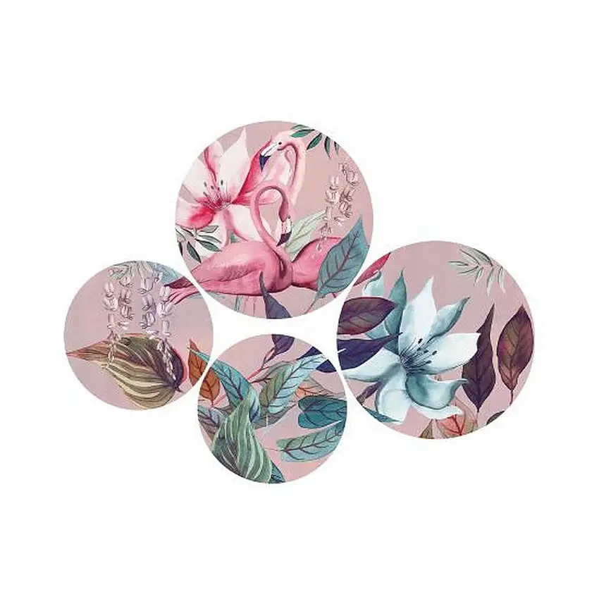 The Black Goose Decorative Wall Plates Nassau - Set of 4 - 1v108