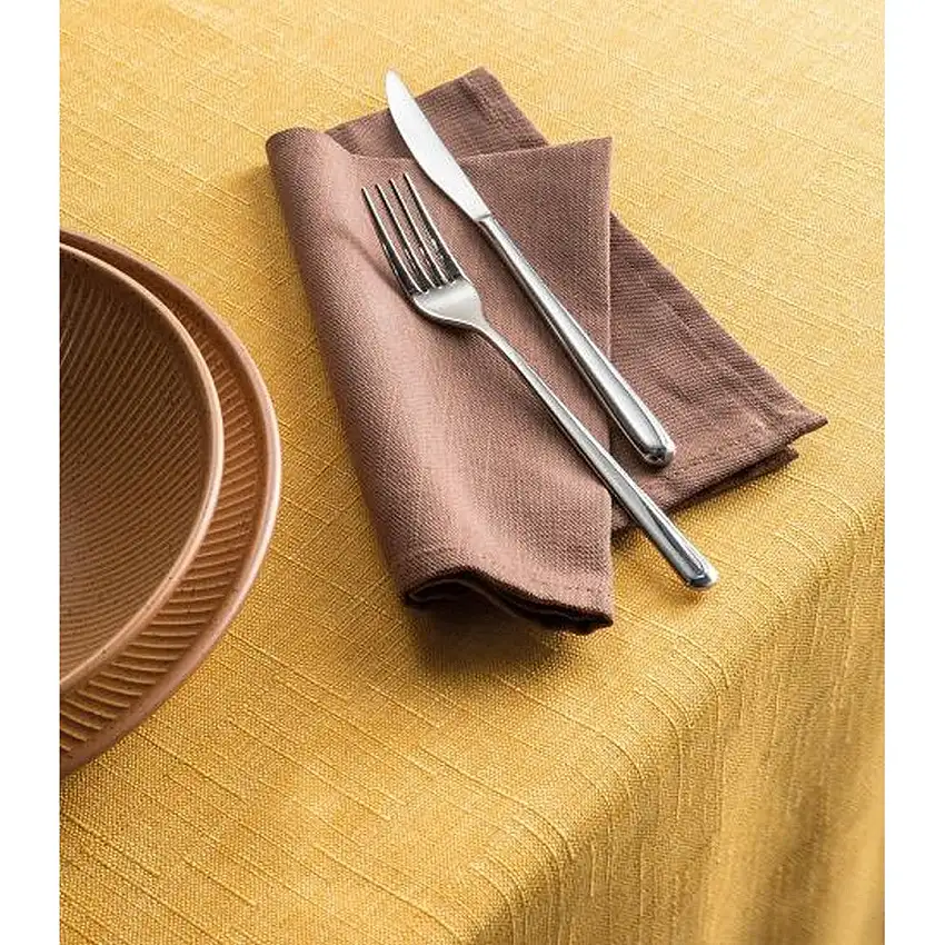 The Black Goose Mustard - stain-resistant tablecloth - 1TX503.270