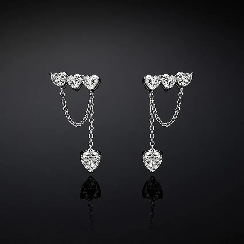 Chiara Ferragni Silver Love Women's Earrings - J19AXD03