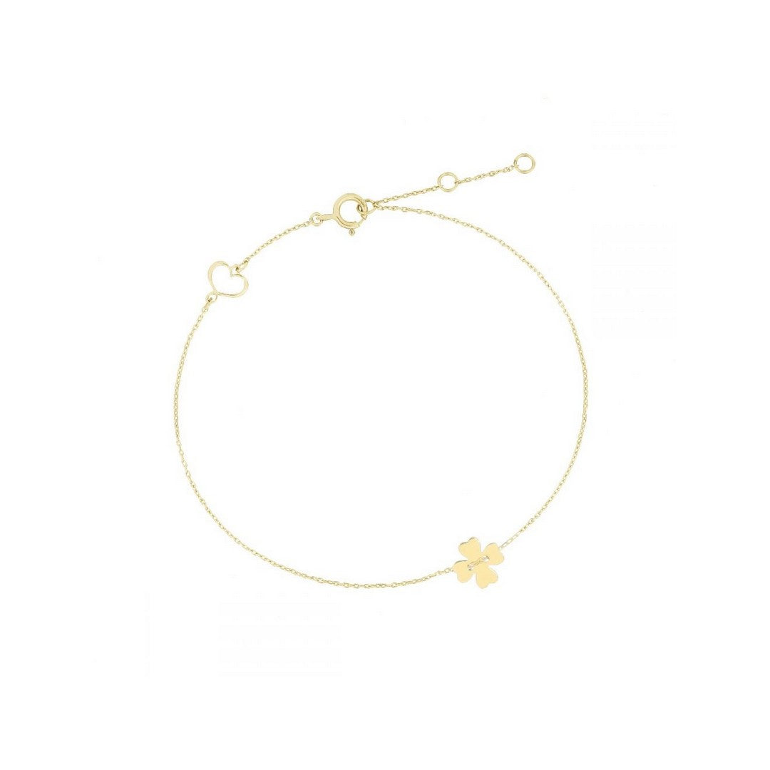 Maman et Sophie Petit Four-Leaf Clover Bracelet - brpdm9