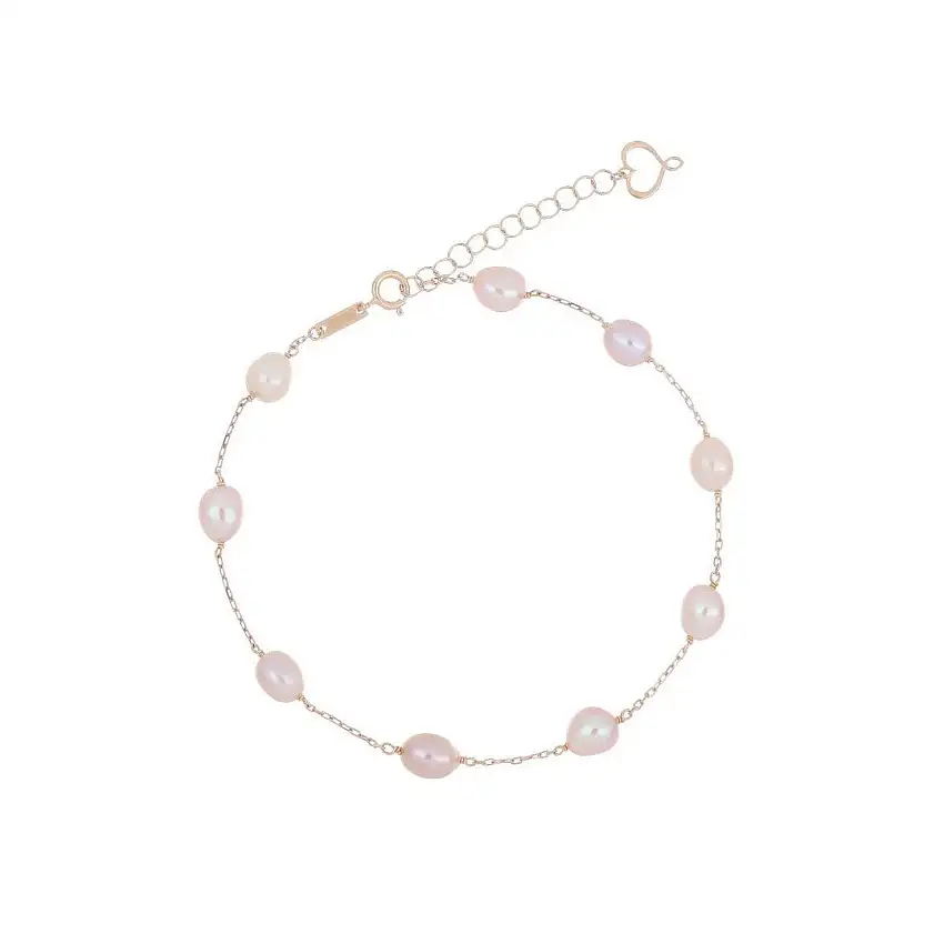 Maman et Sophie Women's Bracelet Pink Pearls - brper9