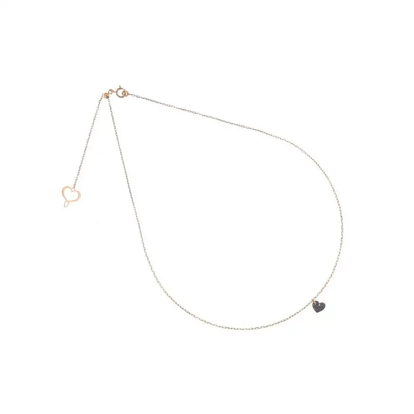 Maman et Sophie Women's Choker Heart Pendant - ghpow2pk