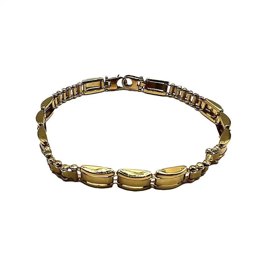 Gold House De Patto Yellow Gold Plate Bracelet - 1C