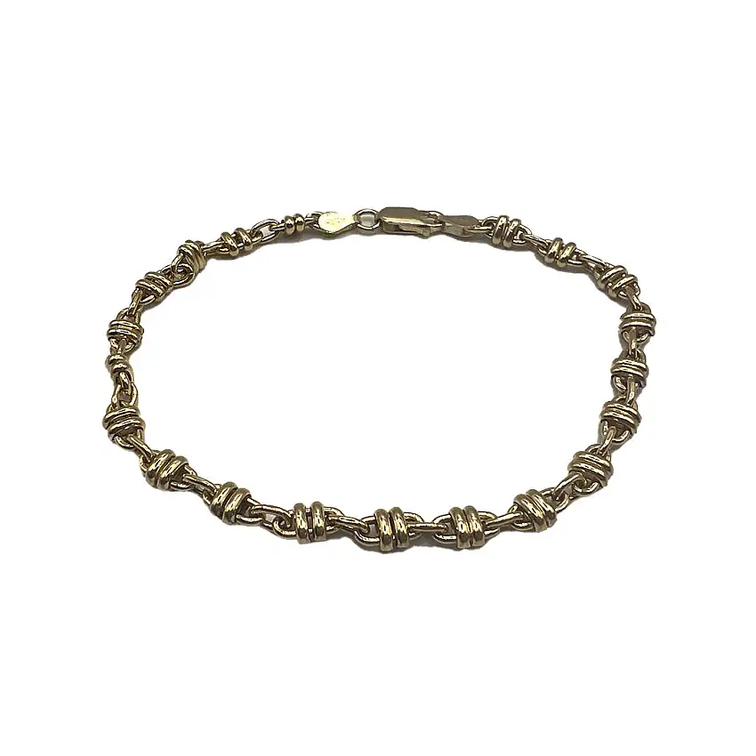 Gold House De Patto Men's Chain Bracelet Yellow Gold - 1I