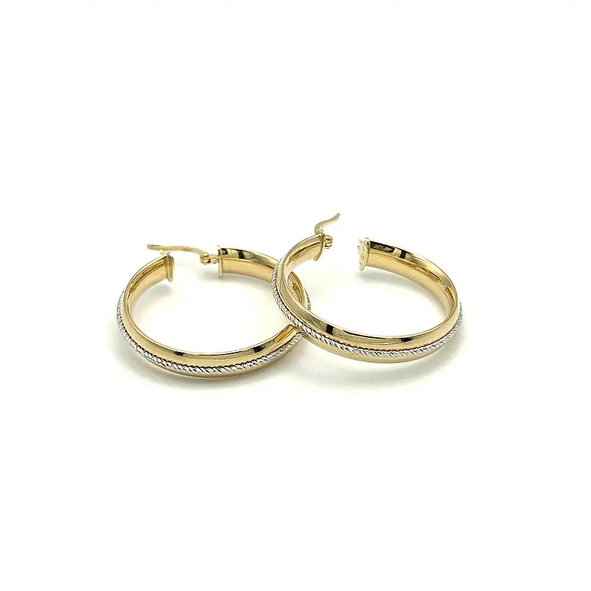 18k Yellow Gold Earrings Gold House De Patto OR4