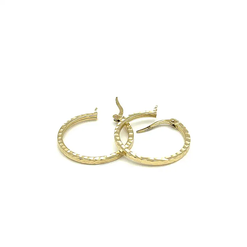 18k Yellow Gold Earrings Gold House De Patto OR9