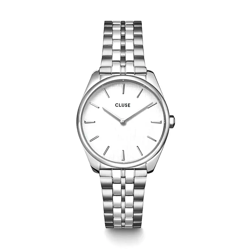 Cluse Feroce Petite Silver Women's Watch - CW11219