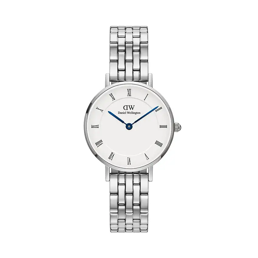 Daniel Wellington Petite Roman Numerals 5 Link-Silver Women's Watch - DW00100685