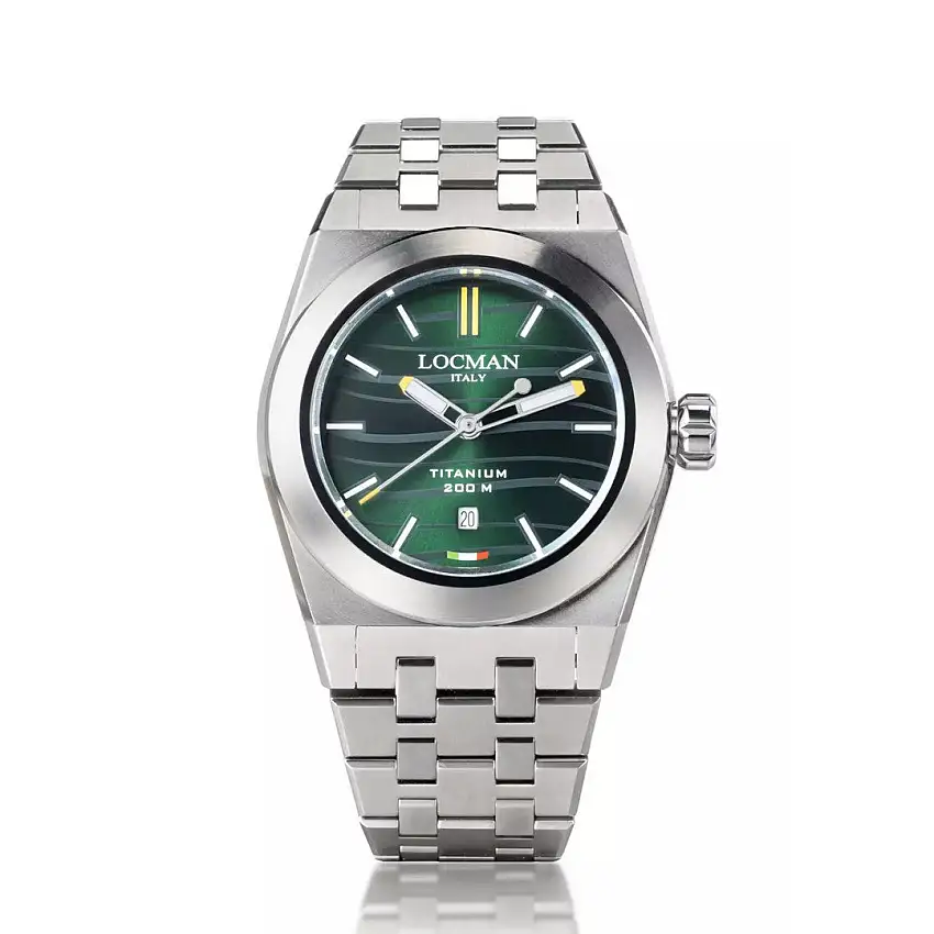 Locman Men's Watch STEALTH COLLECTION Green - 022T03S-00GRWHB0