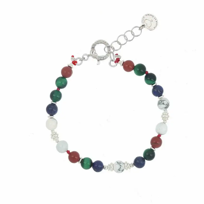 Maman et Sophie Tancredi Green Red and Blue Women's Bracelet - brtanlcva