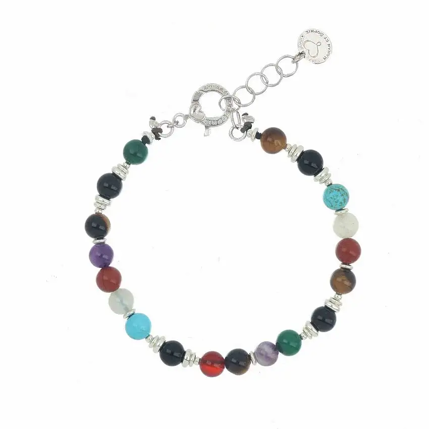 Maman et Sophie Tancredi Women's Bracelet in Multicolor Silver - brtanmu2
