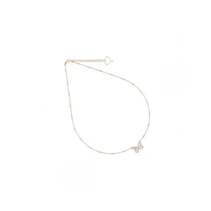 Maman et Sophie Women's Choker White Butterfly - gcfar0