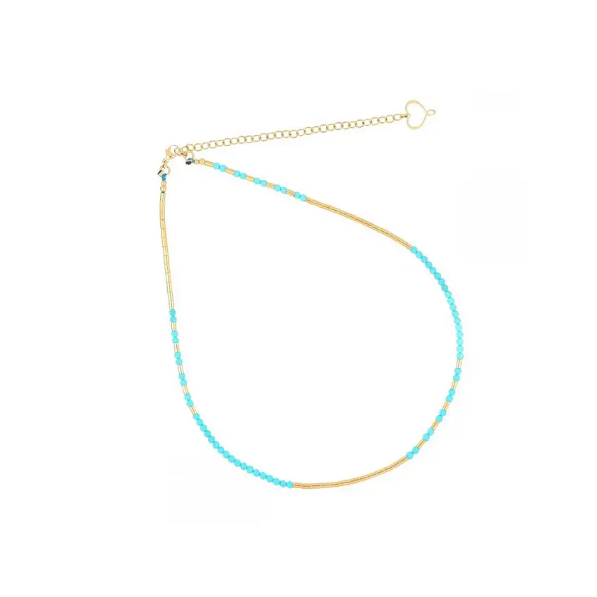 Maman et Sophie Mia Africa Turquoise Women's Choker - gcmaftu