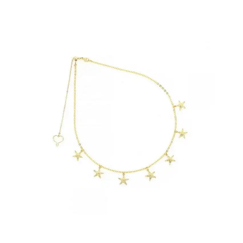 Maman et Sophie Women's Choker Starfish Galvanic Yellow Gold - ghama7st