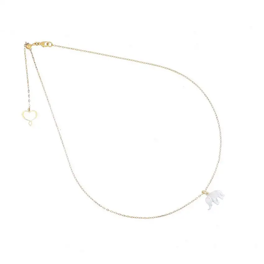 Maman et Sophie Mia Africa Women's Choker with Elephant - ghmafel0