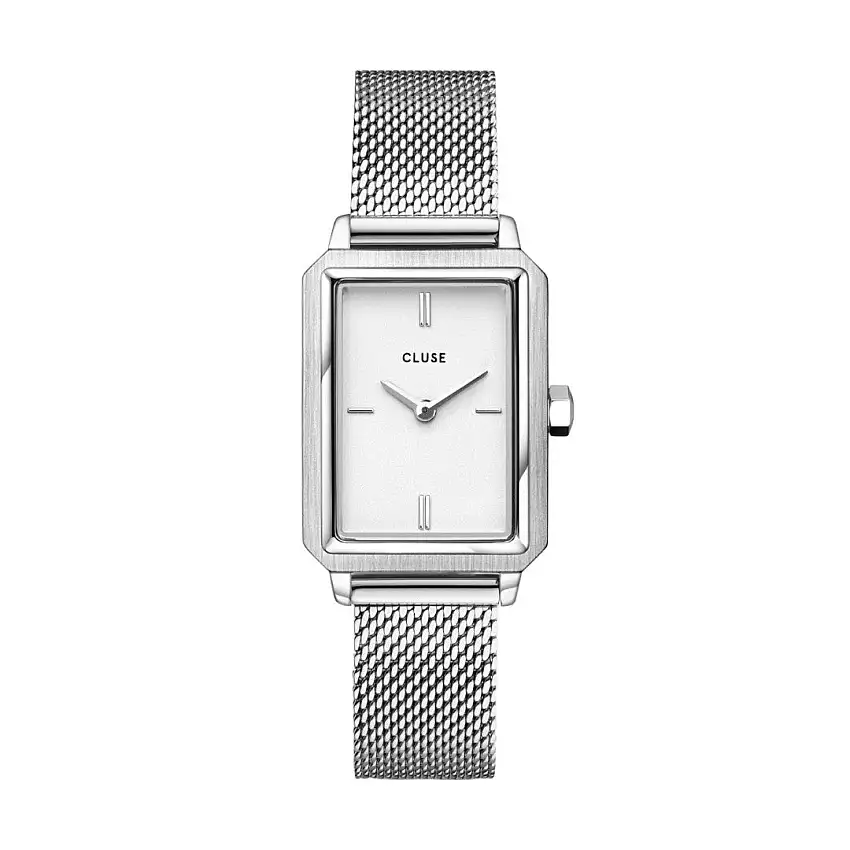 Cluse Women's Watch Fluette Watch Mesh White, Silver Color - CW11509
