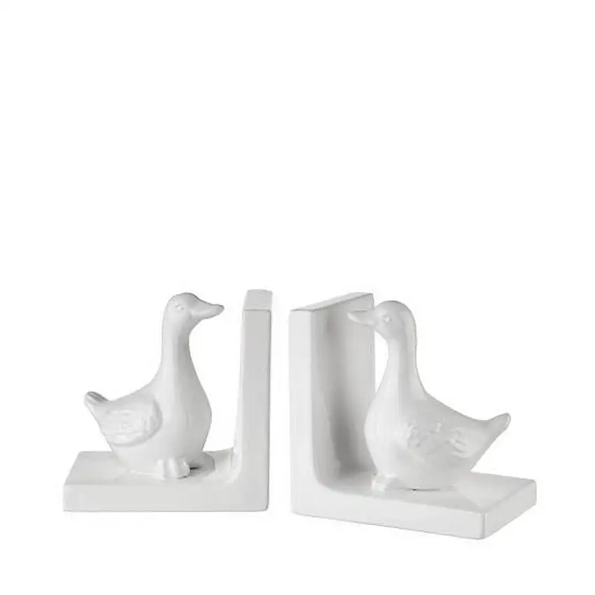 The Black Goose Goose Bookends - Set of 2 - 1L141