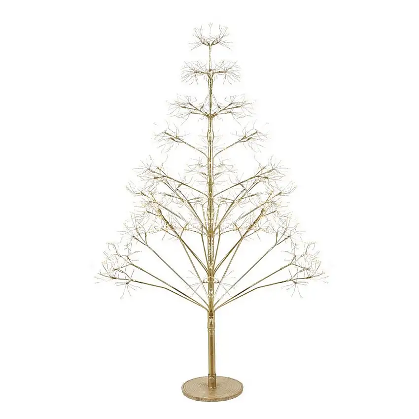 The Black Goose Small Gold Tree with 1000 Micro LEDs 120h - 1XM959