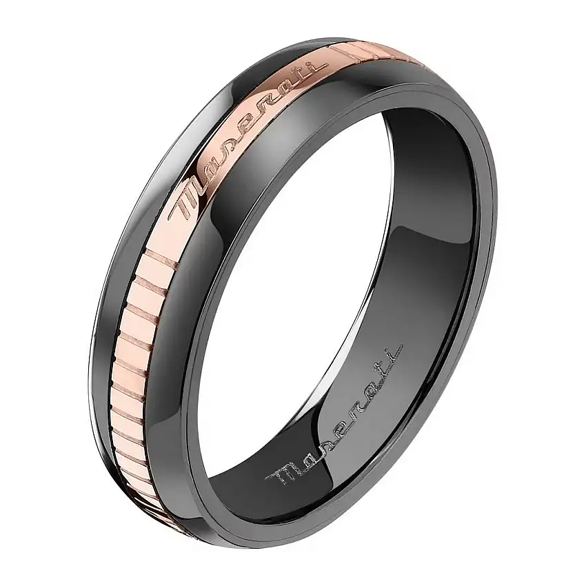 Maserati Men's Black Ring - JM225ATZ62021