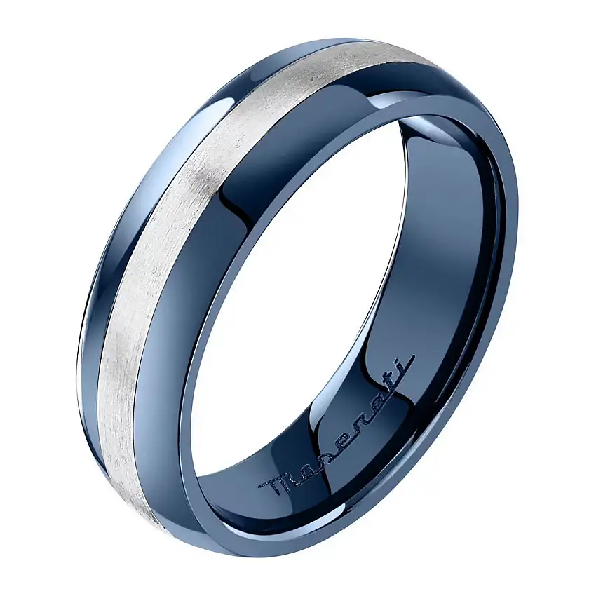Maserati Men's Blue Ring - JM225ATZ63027