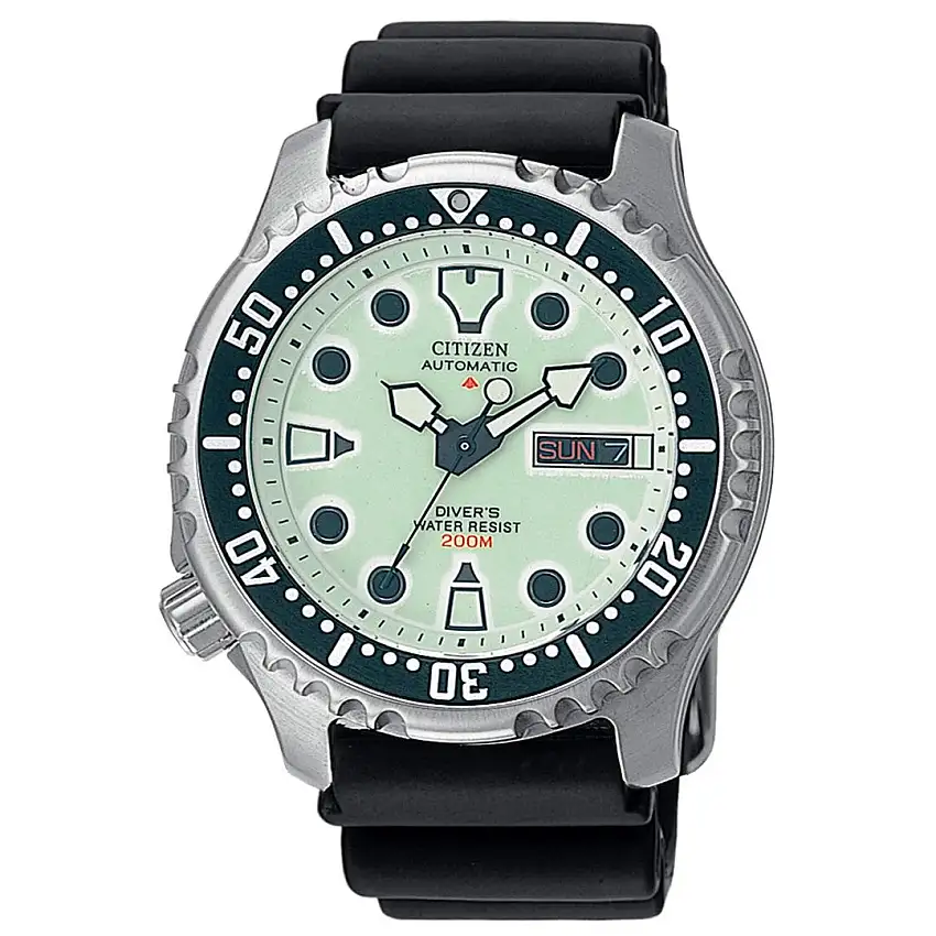 Citizen Men's Full Lume Diver's Automatic 200m Watch - NY0040-09W