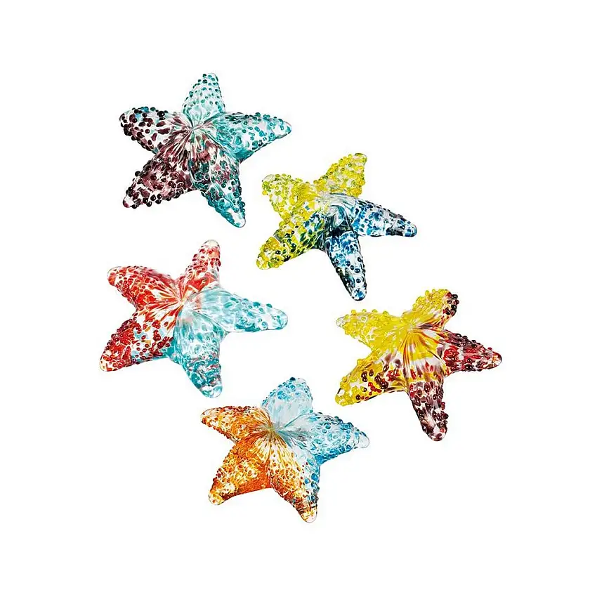 The Black Goose Decorative Starfish - Set of 5 - 1B140