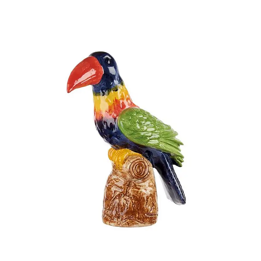 The Black Goose Rainbow Toucan Decorative - 1M312