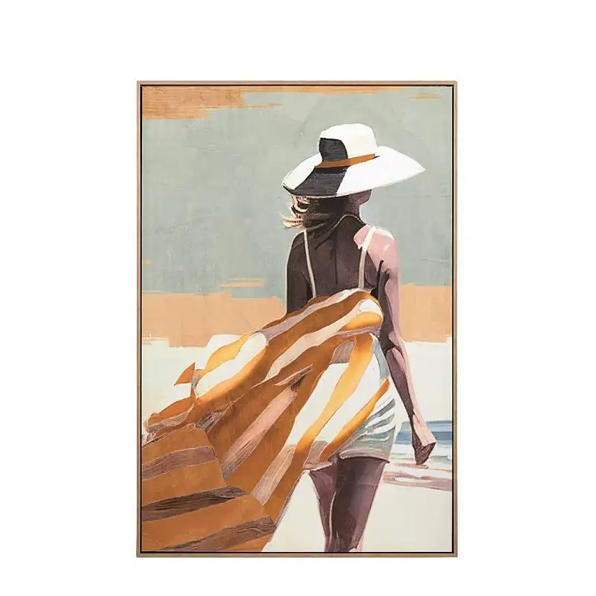 The Black Goose 80x120 Framed Painting - 1Q289