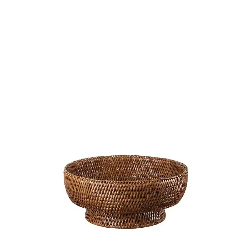 The Black Goose Round Basket - 1R118
