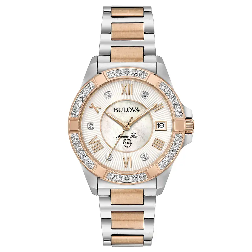 Bulova Women's Marine Stra MAST Watch, 98R234