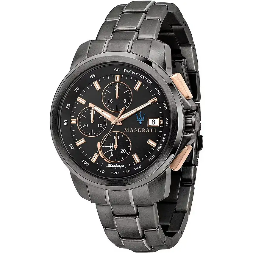 Maserati Successo Solar 44mm Men's Chronograph Watch, R8873645001