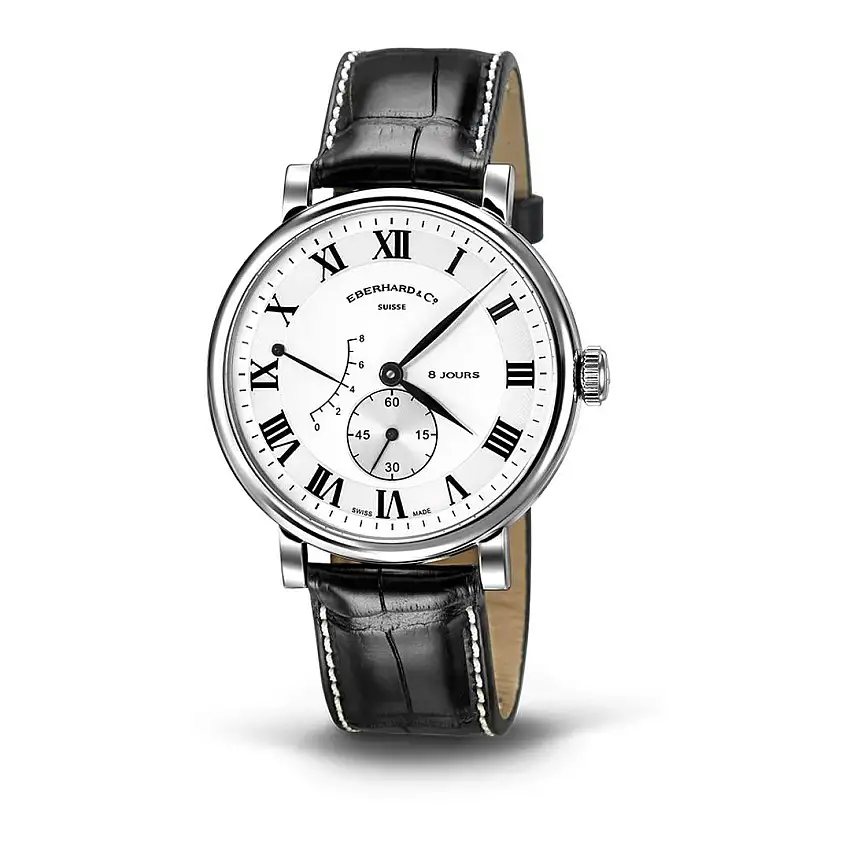 Eberhard 8 Jours Grande Taille Men's Mechanical Watch - 21027 CP