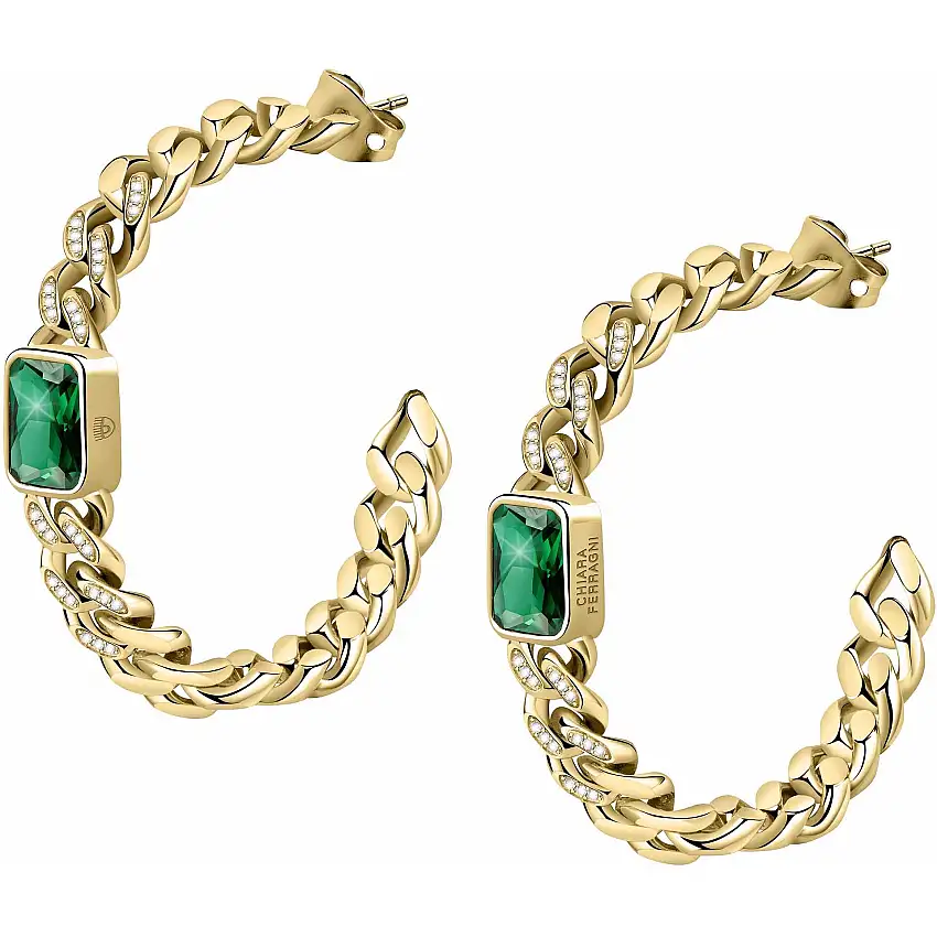 Chiara Ferragni Bossy Chain Women's Earrings, J19AUW33