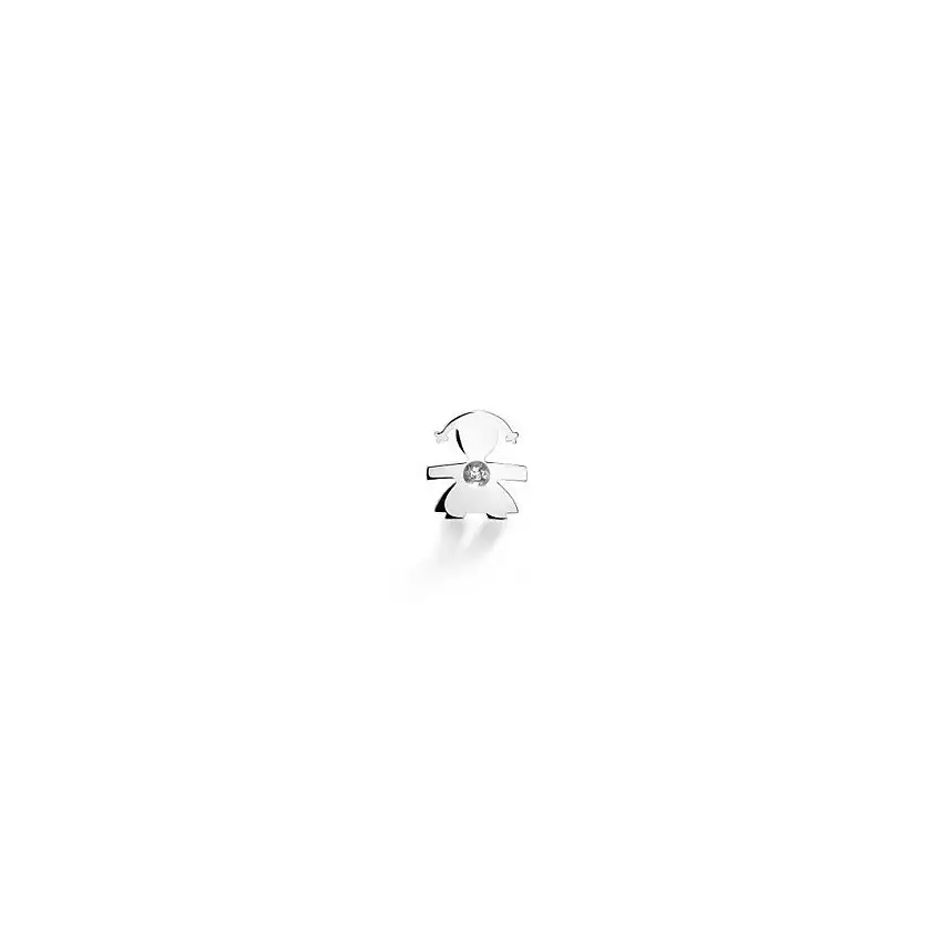 Baby Girl Earring leBebè Le Briciole White Gold and Diamond - LBB310